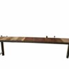 Bancs acier et chêne : 3 tailles 3 prix