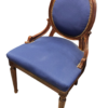 Fauteuil style Louis XV bleu