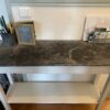 Console avec plateau en marbre gris – Image 3