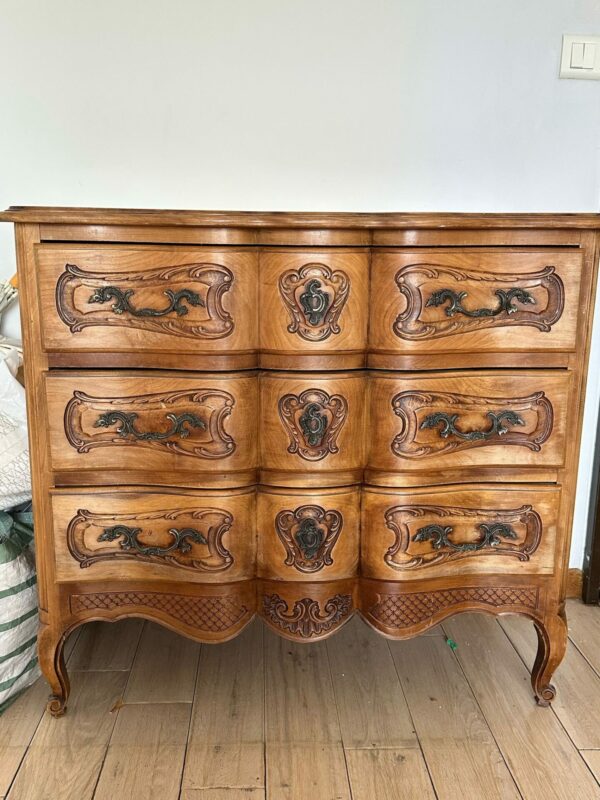 Commode 19eme avec son plateau en marbre – Image 3