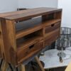 Meuble TV en palissandre massif 85 cm – Image 3