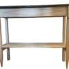 Console avec plateau en marbre gris