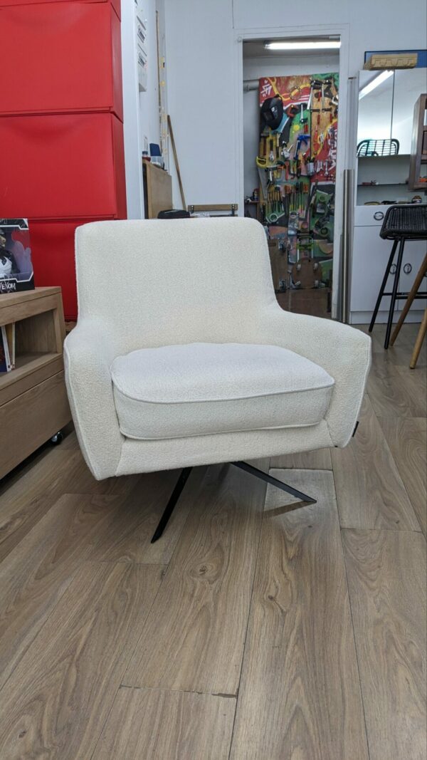 Fauteuil Golden Gun blanc – Image 2