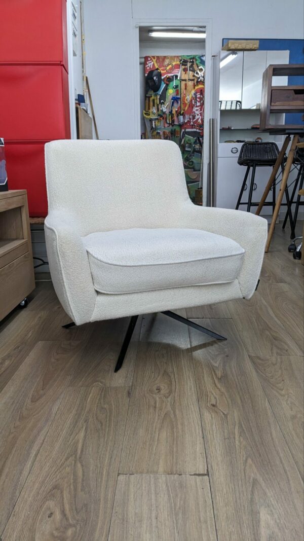 Fauteuil Golden Gun blanc – Image 3
