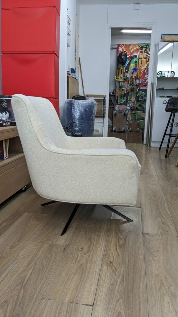 Fauteuil Golden Gun blanc – Image 5