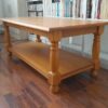 Table basse rustique en chêne – Image 2