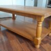 Table basse rustique en chêne – Image 3