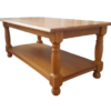 Table basse rustique en chêne