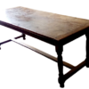 Grande table de salon en bois
