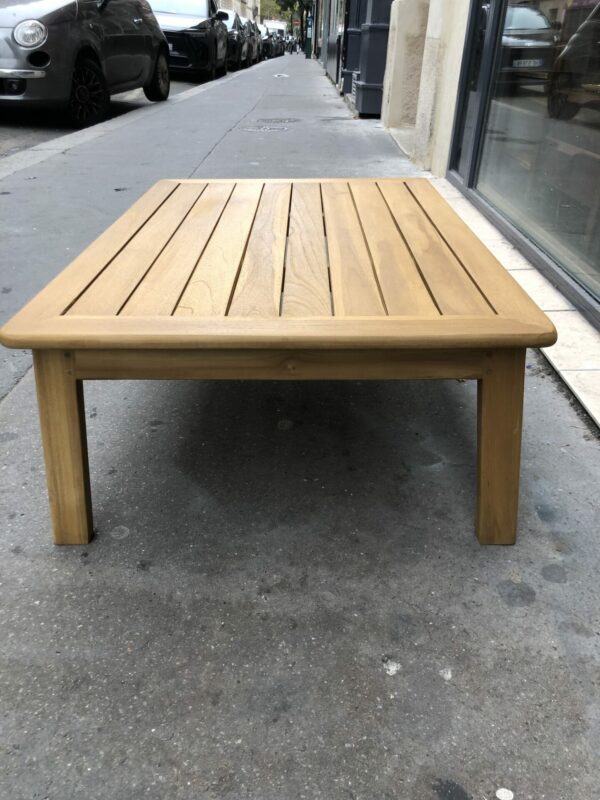 Table basse rectangulaire indoor et outdoor en teck – Image 6