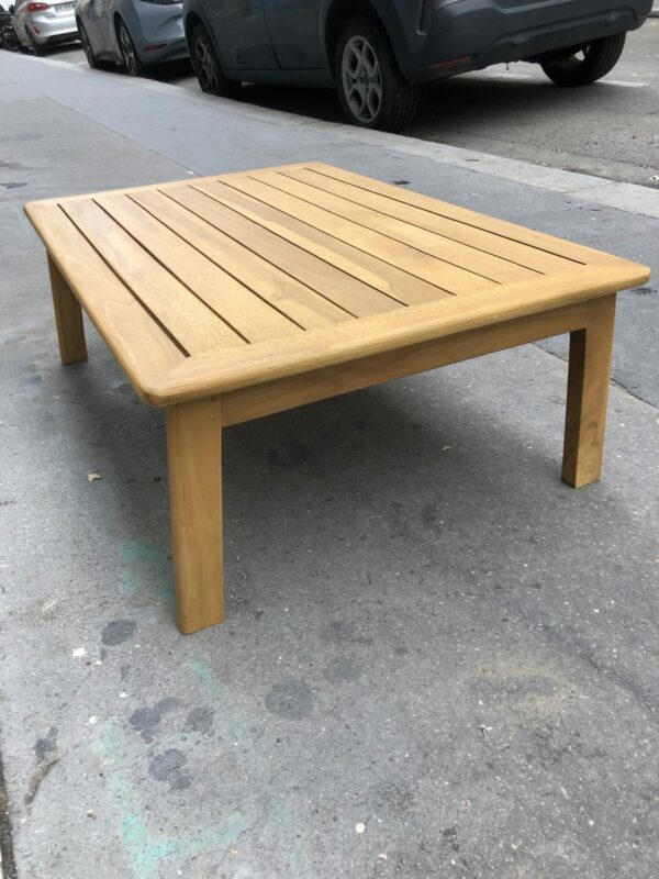 Table basse rectangulaire indoor et outdoor en teck – Image 3