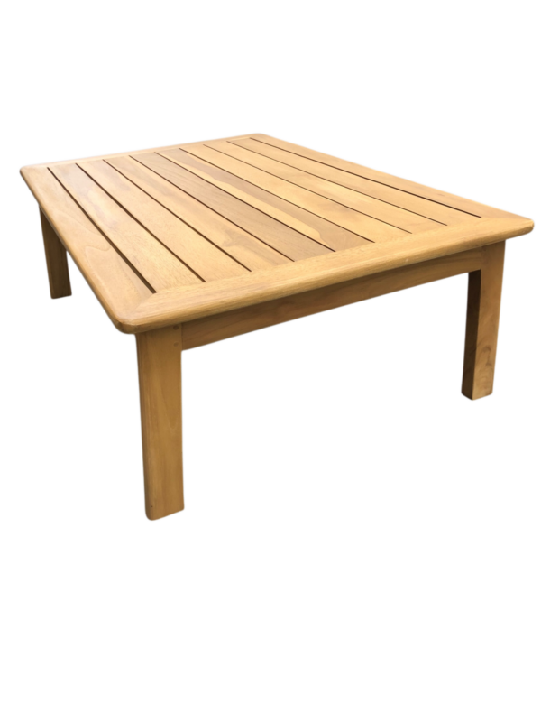 Table basse rectangulaire indoor et outdoor en teck