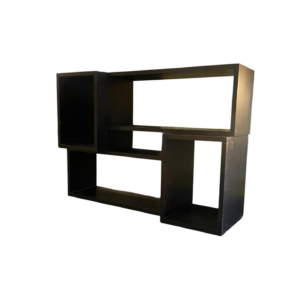 Étagères / meuble tv / séparateur de pièces en bois noir