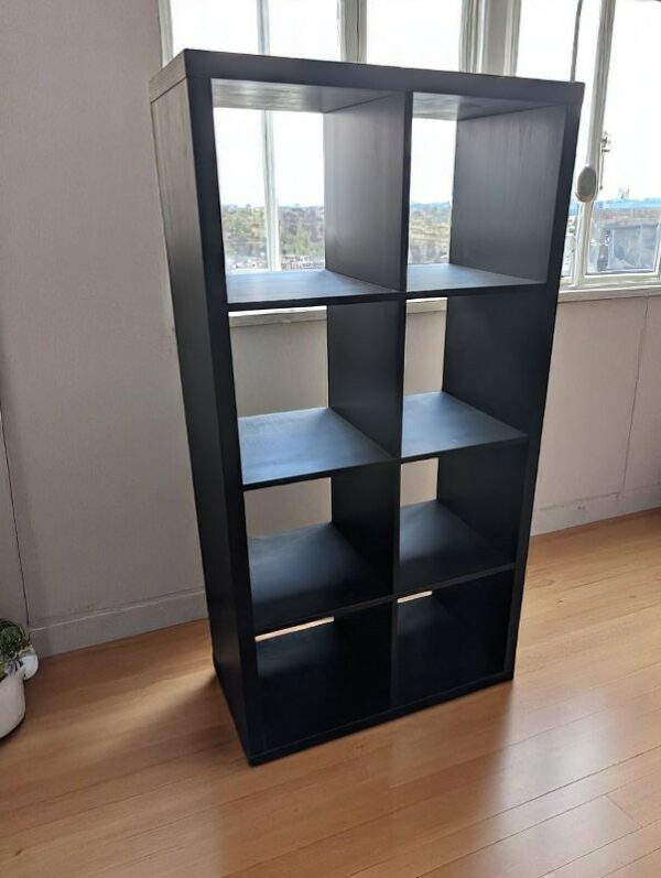IKEA étagère bibliothèque Kallax noir marron occasion à saisir – Image 3