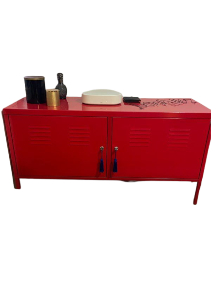 Armoire métallique rouge IKEA – Bon état – 45 – Paris 11e