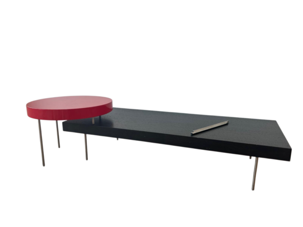 Double table basse modulable