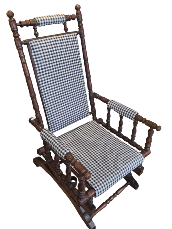 Chaise/Fauteuil à bascule en bois rénové