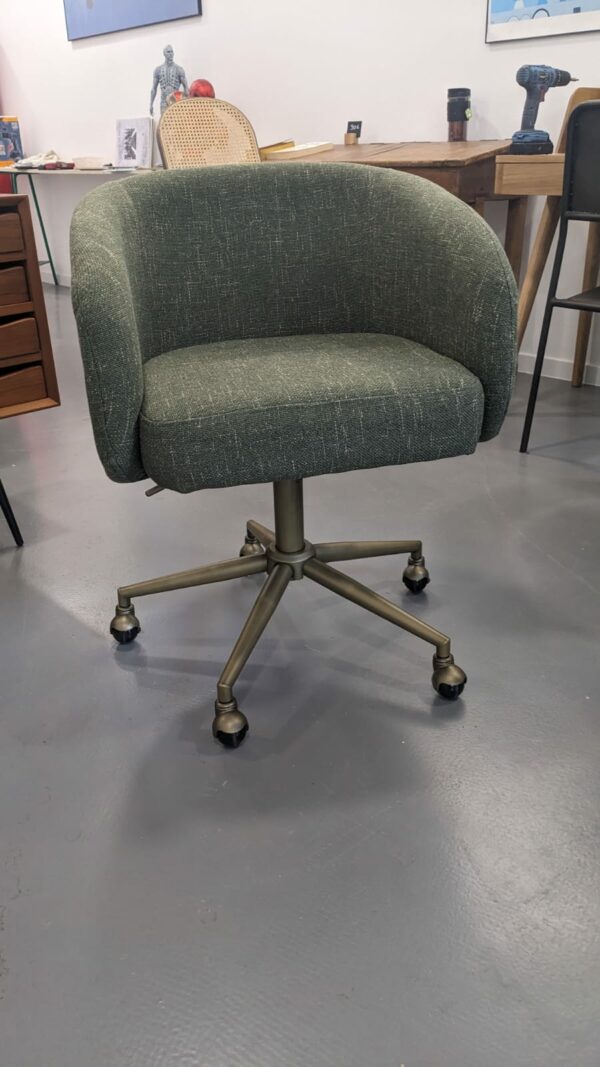 Fauteuil de bureau à vert cactus VOLTA – Image 4