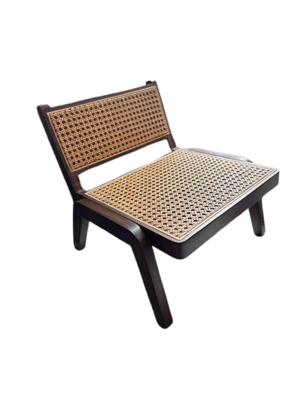 Petit Fauteuil H&M Home en Bois et Rotin