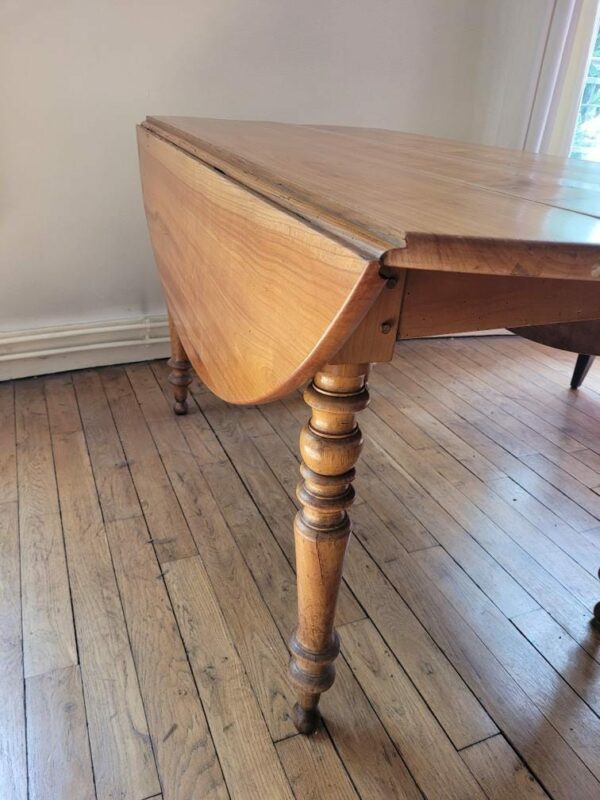 Table a volets OVALE en noyer – Image 5
