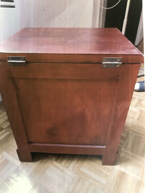 Coffre de rangement en acajou – Image 4