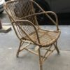 Fauteuil en rotin ancien – Image 2