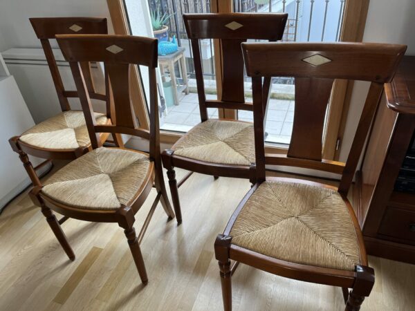 4 Chaises en merisier – Image 5