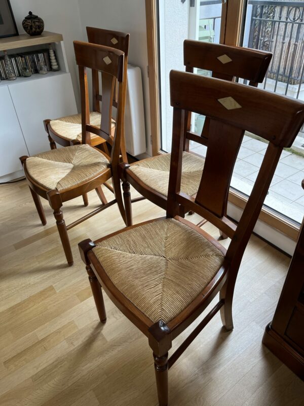 4 Chaises en merisier – Image 2