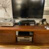 Meuble TV / Hifi en bois exotique – Image 3