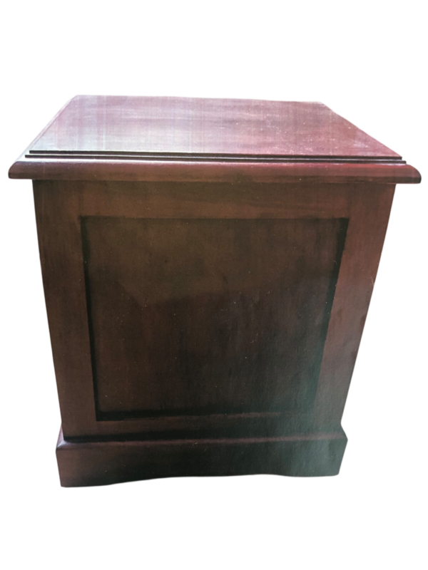 Coffre de rangement en acajou