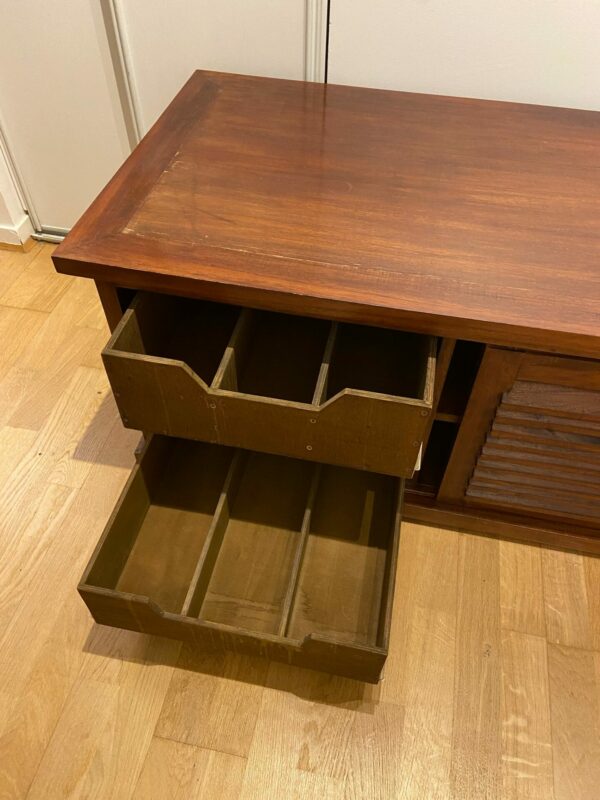 Meuble TV / Hifi en bois exotique – Image 7