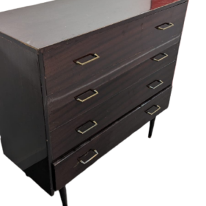 Commode vintage formica 4 tiroirs