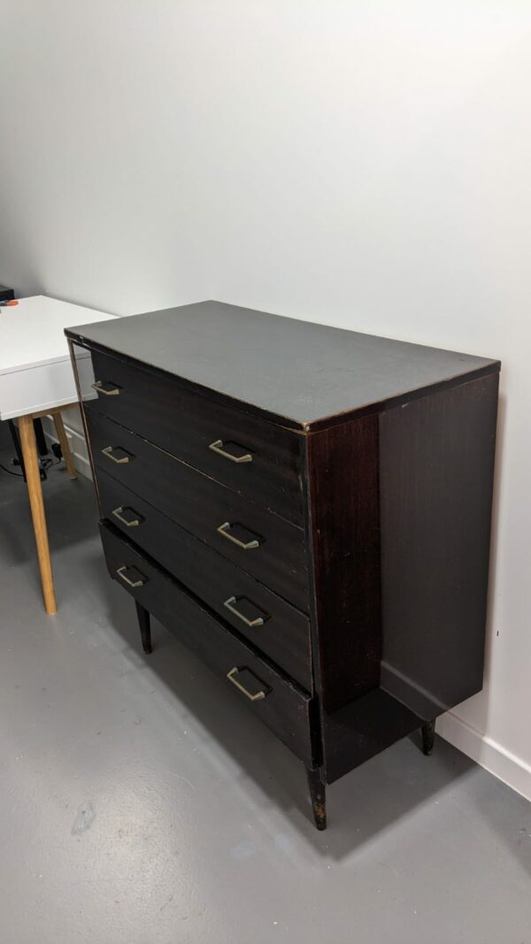 Commode vintage formica 4 tiroirs – Image 3