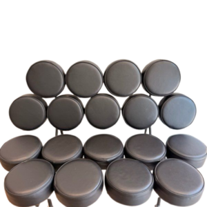 Canapé Marshmallow noir type George Nelson