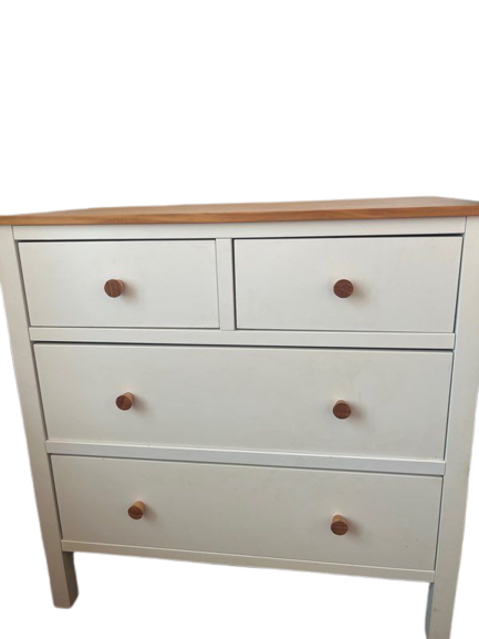 Commode en bois blanche La Redoute Intérieur