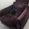 Fauteuil de lecture cosy bordeaux – Image 3