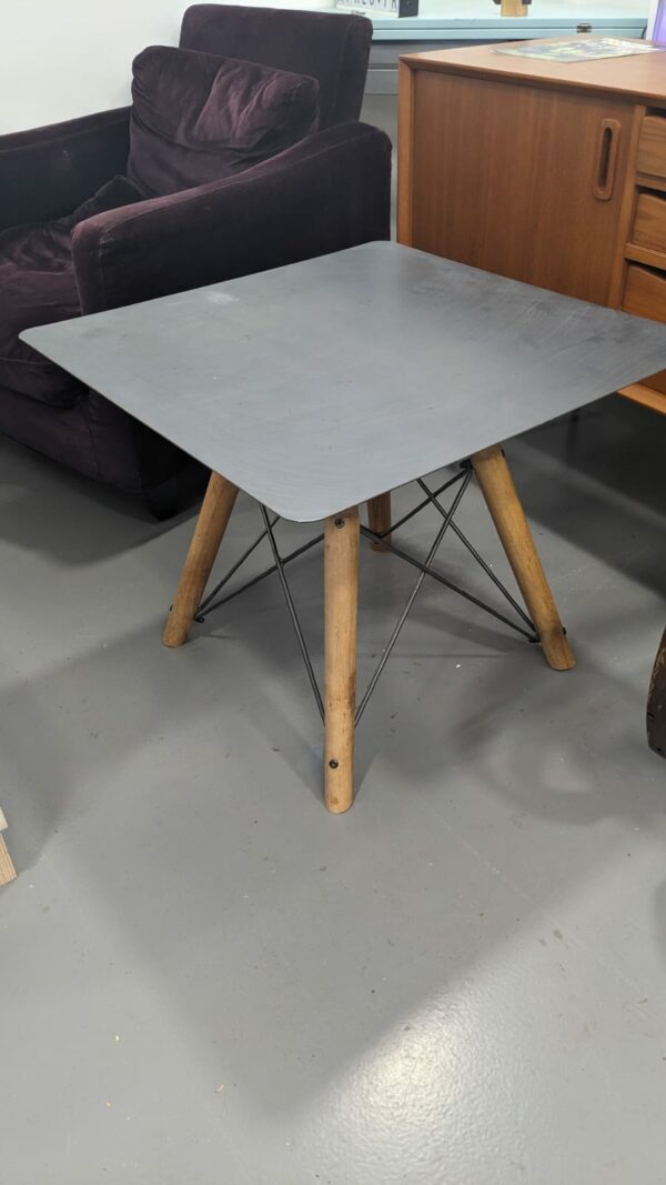 Table basse custom metal et bois – Image 3
