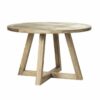Table de salle à manger en teck massif recyclé – Image 6