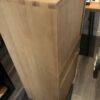 Petite bibliothèque - meuble de rangement « LUIS » en orme massif et cannage – Image 6