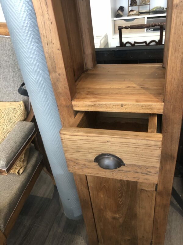 Colonne de rangement en teck massif recyclé – Image 2