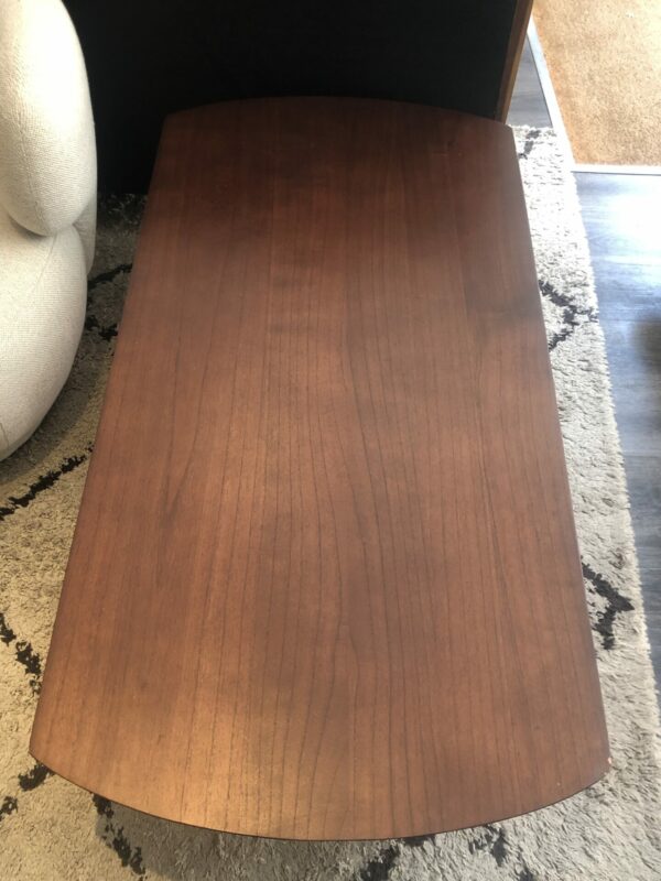 Table basse mindi massif finition noyer – Image 2