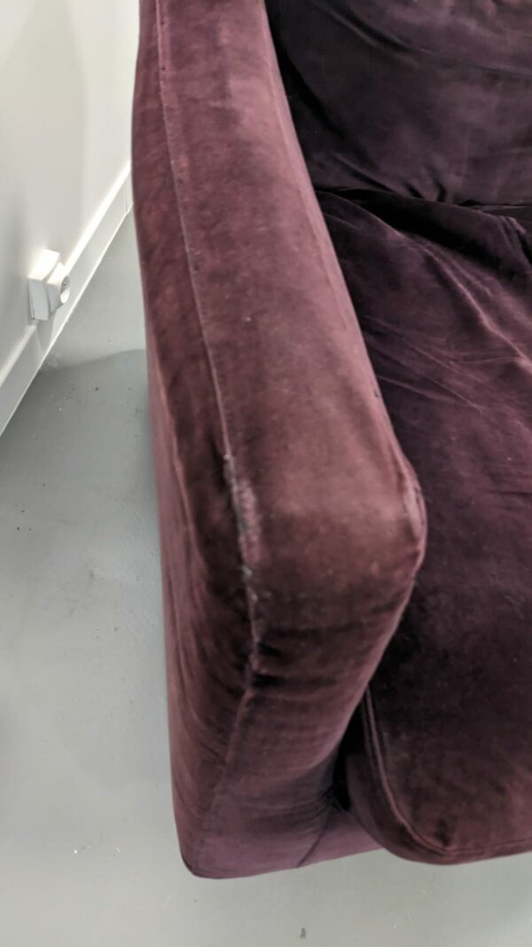Fauteuil de lecture cosy bordeaux – Image 5