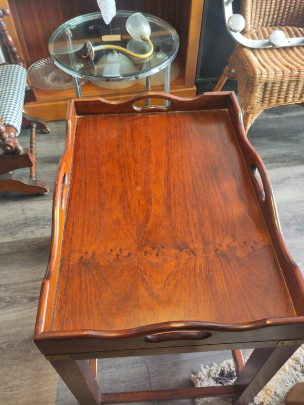 Paire de table basse en acajou – Image 4