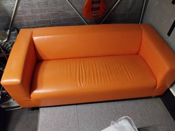 Canapé skai orange pop – Image 2