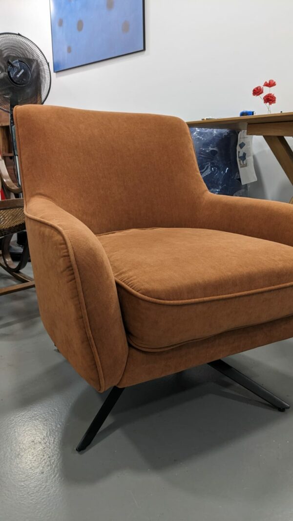 Fauteuil GOLDEN GUN Terra Cotta – Image 4