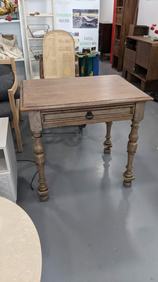 Petit bureau pied tourné – Image 4