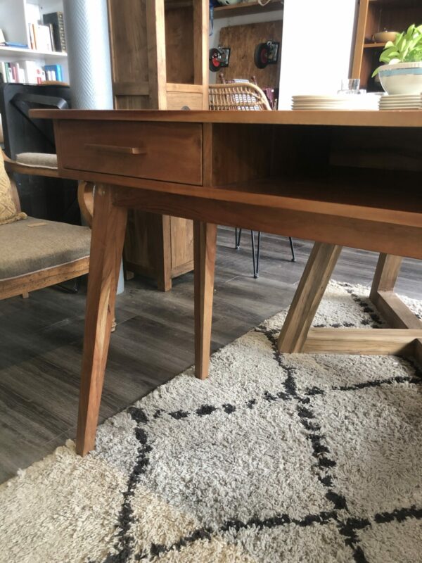 Bureau en acacia OSLO – Image 5