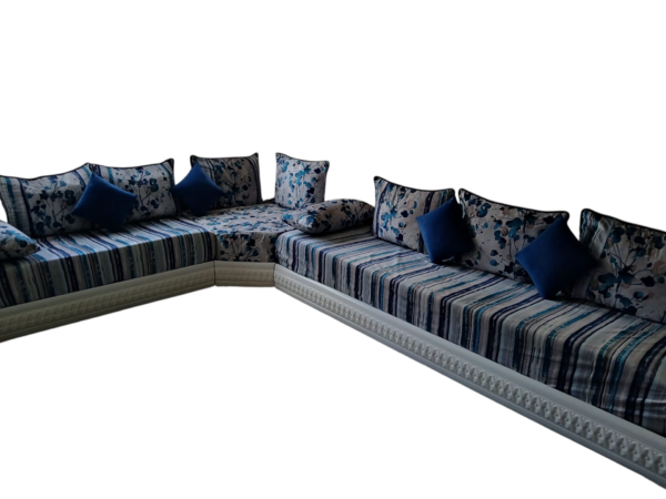 Salon banquette et ses coussins