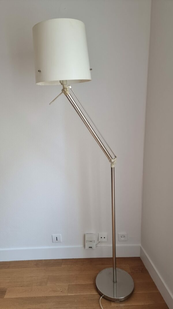 Lampe haute inox + abat-jour – Image 3