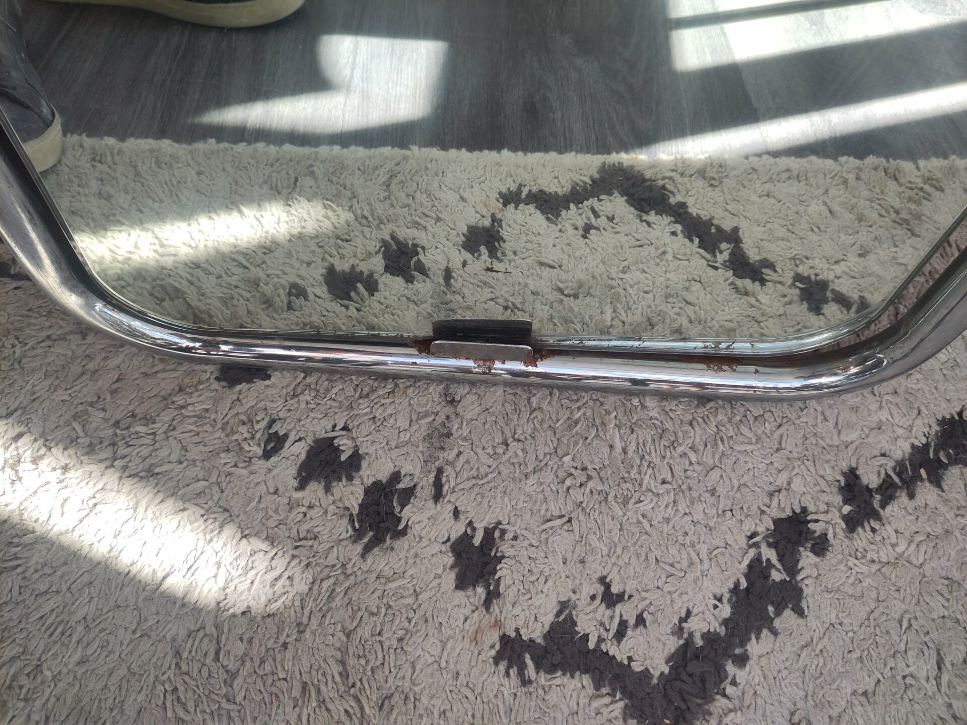 Miroir sur pied vintage – Image 6